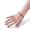 Unisex Adjustable Cowhide Cord Charm Bracelet Sets BJEW-JB04971-01-4