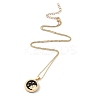 Alloy Rhinestone Pendant Necklaces NJEW-H306-A09-G-4