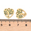 304 Stainless Steel Enamel Pendants STAS-Z188-07G-02-3