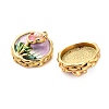 304 Stainless Steel Enamel Pendants STAS-B084-05G-03-2