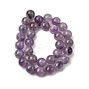 Round Natural Amethyst Beads Strands LS-G-S380-01C-02-3