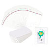 100Pcs Kraft Paper Jewelry Badge Display Cards OPC-NB0001-04B-1