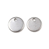 Tarnish Resistant 201 Stainless Steel Stamping Blank Tag Pendants STAS-Q025-1-4