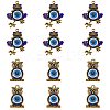 12Pcs 2 Style Alloy Pendants FIND-SZ0002-51-1