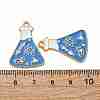 Chemistry Theme Alloy Enamel Pendants ENAM-V002-01L-KCG-3