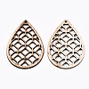 Unfinished Hollow Wood Big Pendants WOOD-N006-101-2