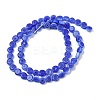 Handmade Lampwork Beads Strands LK-R004-51G-2
