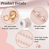 DIY Imitation Pearl Bracelet Necklace Making Kits DIY-BBC0001-08-6