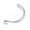 Non-Tarnish 304 Stainless Steel Hook and S-Hook Clasps LS-STAS-U006-01A-P-2