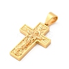 304 Stainless Steel Pendants STAS-L286-09G-2