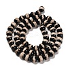 Natural Tibetan Striped Pattern dZi Agate Beads Strands G-B079-B01-01-3