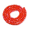 Electroplate Opaque Solid Color Glass Beads Strands LS-EGLA-A044-P6mm-L03-2