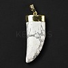 Natural Mixed Stone Pendants G-P474-04S-4