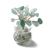 Natural Green Aventurine Chips Tree Decorations DJEW-Z007-02E-1