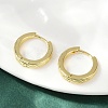 Brass Hoop Earrings EJEW-L299-02G-3