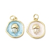 Brass Pendants KK-D105-08F-G-1