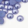 Half Round Domed Imitated Pearl Acrylic Cabochons OACR-H001-10R-1