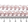 Electroplate Transparent Glass Beads Strands LS-EGLA-A035-T8mm-A20-4