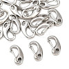 Tarnish Resistant Polished 304 Stainless Steel Keychain Clasp Findings STAS-R072-59A-2