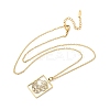 304 Stainless Steel Necklace NJEW-D330-01G-01-2