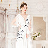 Plum Blossom Shape Appliques PATC-WH0007-11B-6