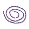 Natural Amethyst Beads Strands X-G-F619-12-3mm-2