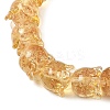 Gold Sand Lampwork Beads Strands LAMP-P069-02A-08-2