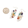 304 Stainless Steel Chip Dangle Earrings EJEW-JE06451-4