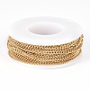 PVD Vacuum Plating 304 Stainless Steel Curb Chain CHS-G011-11G-03-2