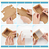 Foldable Paper Drawer Boxes with Clear Plastic Cover CON-WH0095-68B-05-4