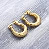 Chunky Huggie Hoop Earrings for Women LS-EJEW-A064-11G-RS-4