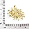 Brass Micro Pave Cubic Zirconia ABS Plastic Peal Pendants KK-L239-034G-3