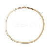 PVD Vacuum Plating 304 Stainless Steel Snake Chains Necklaces NJEW-O058-31G-3
