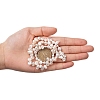 Natural Baroque Pearl Keshi Pearl Beads Strands PEAR-Q004-31-6