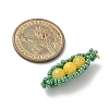 Glass Seed Beaded Pea Pendants PALLOY-MZ00922-02-2