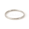 Tarnish Resistant 201 Stainless Steel Plain Band Rings RJEW-G107-1.5mm-7-P-2