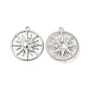 Non-Tarnish 304 Stainless Steel Pendants STAS-B032-29P-1