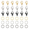 60Pcs 304 Stainless Steel Lobster Claw Clasps STAS-TA0001-46C-1