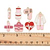 14Pcs 7 Styles Medical Theme  Alloy Enamel Pendants ENAM-FP0003-07-4