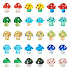 30Pcs 15 Colors Handmade Lampwork Bumpy Beads LAMP-TA0002-39-1