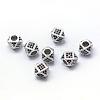Rack Plating Brass Cubic Zirconia Beads ZIRC-S029-01P-1