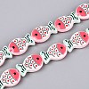 Dyed & Heated Glass Enamel Beads GLAA-T023-45E-1