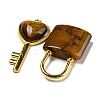 Natural Tiger Eye Pendants G-H308-07G-02-2