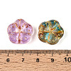 Baking Paint Transparent Glass Beads DGLA-N018-17-3