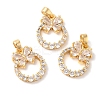 Brass Cubic Zirconia Pendants KK-M243-41G-3