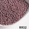 Opaque 6/0 Glass Seed Beads SEED-I013-4mm-RR52-1