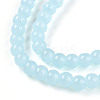 Imitation Jade Glass Beads Strands GLAA-T032-J4mm-04-3