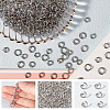 600Pcs 3 Styles 304 Stainless Steel Open Jump Rings STAS-SP0001-70-4