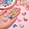 30Pcs Printed Alloy Connector Charms PALLOY-CJ0002-22-5