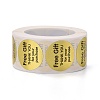 Flat Round Paper Thank You Stickers LS-DIY-C042-09B-2